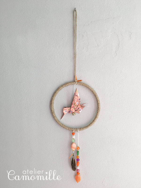 Attrape-rêves origami - petit modèle n°1