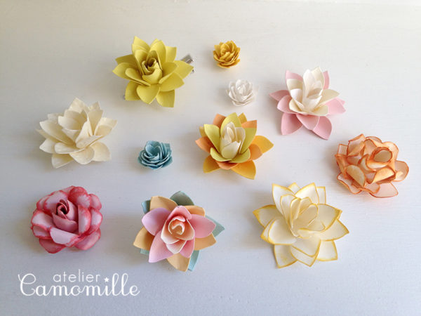 Atelier petites fleurs de papier