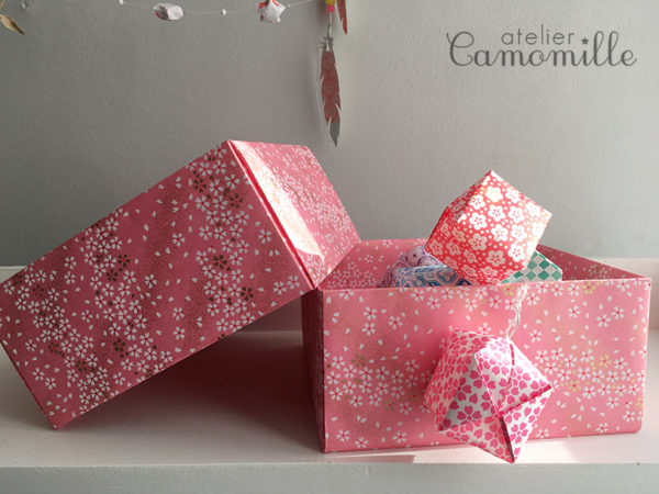 Guirlande lumineuse petits cubes - dans sa boîte