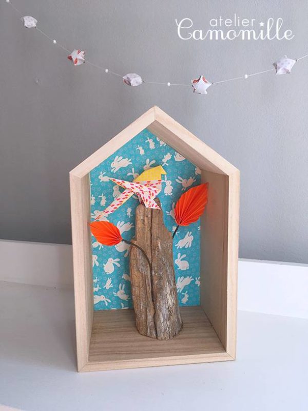 Maison à oiseau - moyen modèle 22 x 14 cm