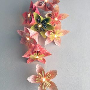 Guirlande lumineuse fleurs