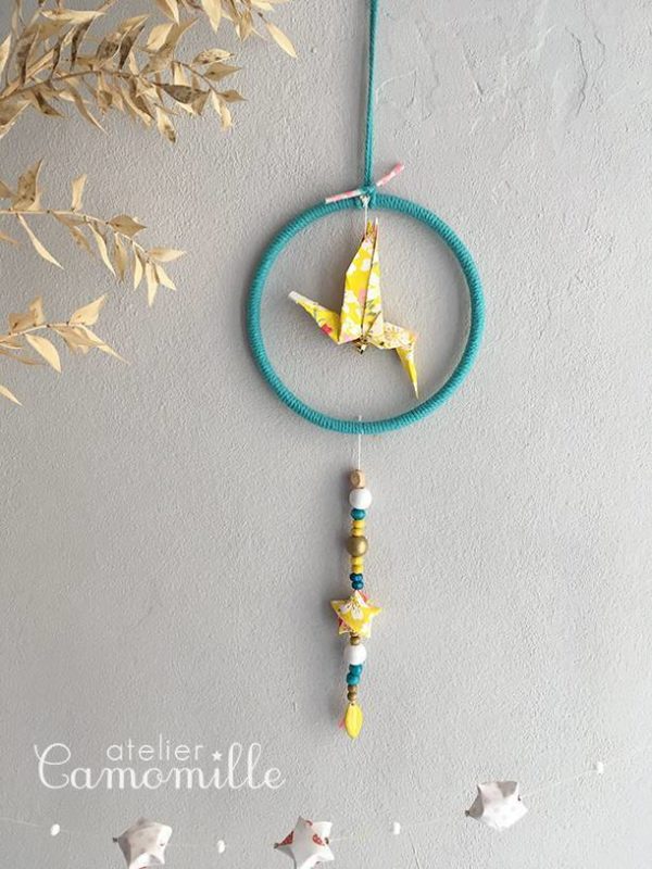 Attrape-rêves origami - petit modèle n°3