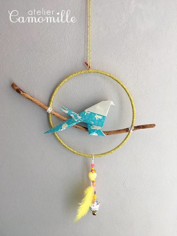 Attrape-rêve origami n°4