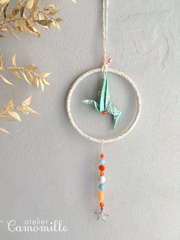Attrape-rêves origami - petit modèle n°5