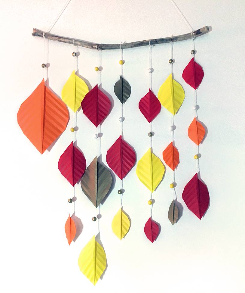 Atelier DIY mobile feuilles d’automne