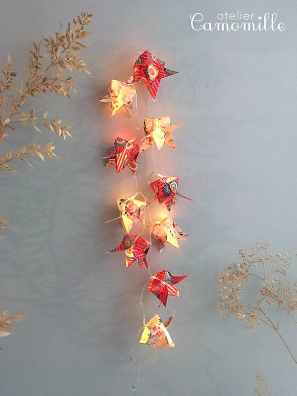 Guirlande lumineuse bouton de lotus n°10