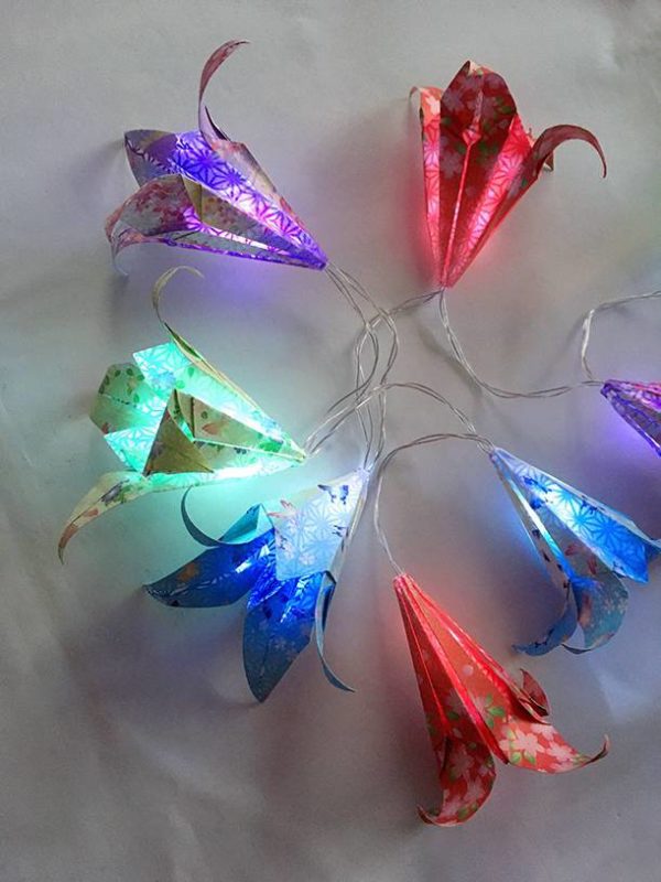 Guirlande lumineuse fleurs de lys