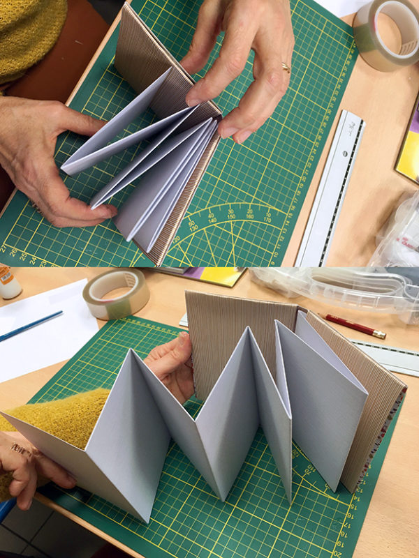 Atelier reliure / carnet accordéon – Image 3