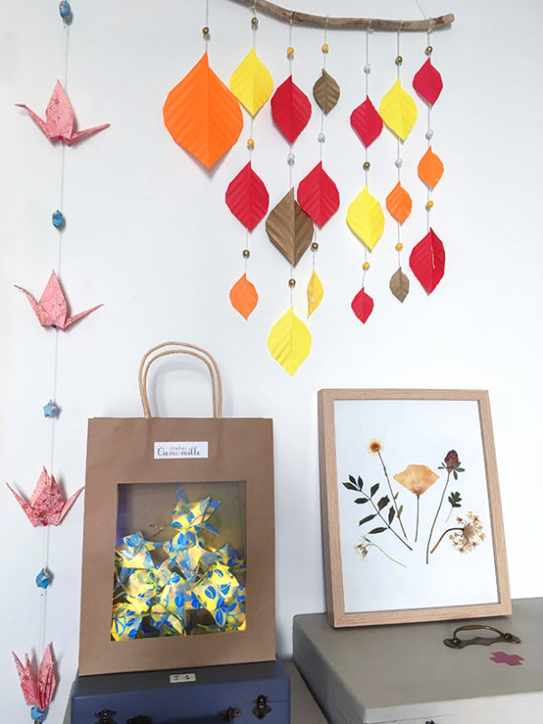 Mobile feuilles d'automnes