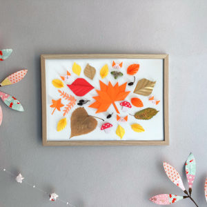 Affiche le langage des feuilles • automne