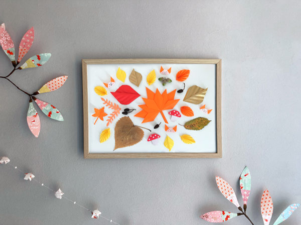 Affiche le langage des feuilles • automne