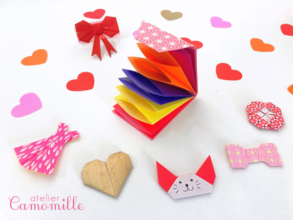 Atelier pochette à 5 soufflets origami