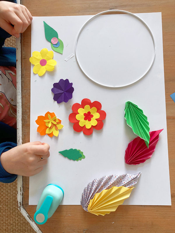 Atelier couronne florale en origami – Image 29