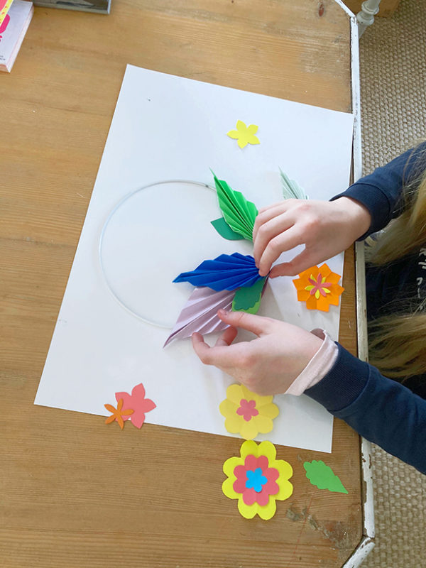 Atelier couronne florale en origami – Image 26