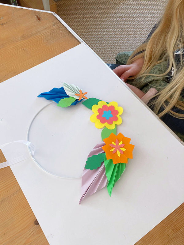 Atelier couronne florale en origami – Image 21