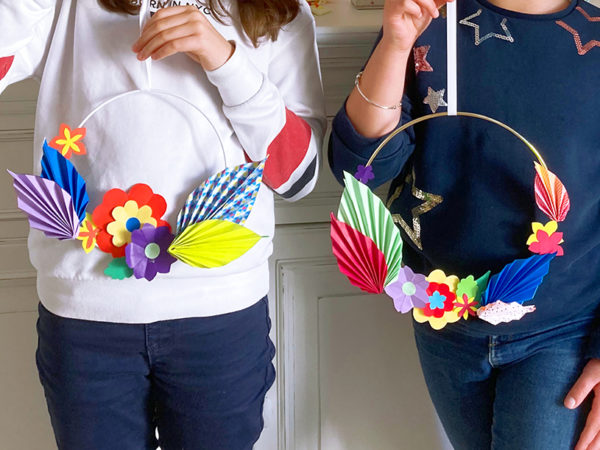 Atelier couronne florale en origami – Image 17