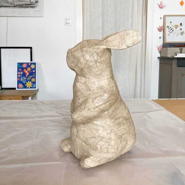 Atelier sculpture lapin papier-mâché – Image 8