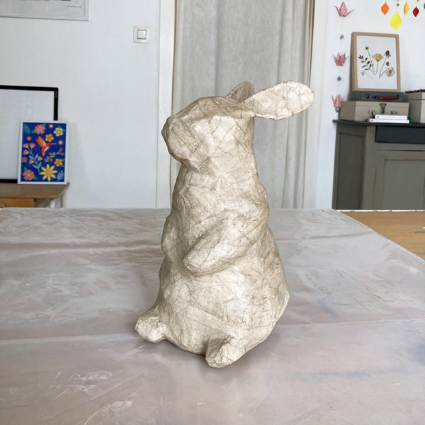 Atelier sculpture lapin papier-mâché – Image 9
