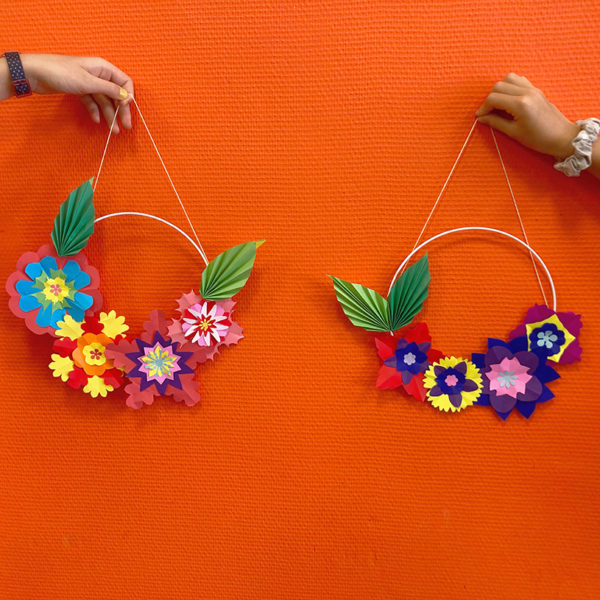 Atelier couronne florale en origami – Image 23