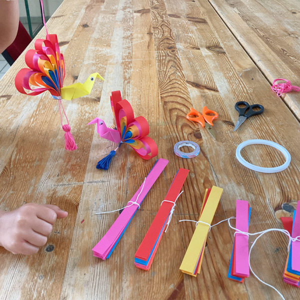 Atelier mobile paon kirigami – Image 3