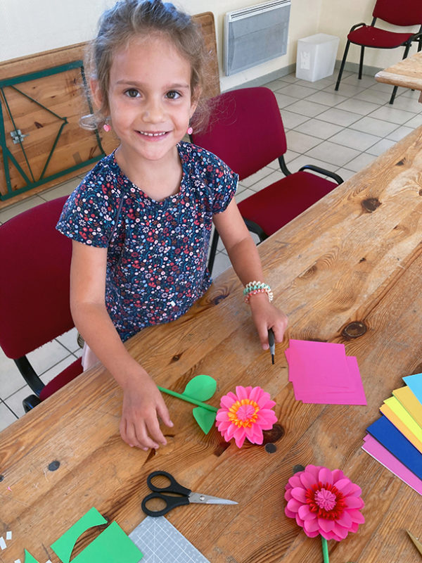 Atelier fleurs 3D kirigami – Image 4