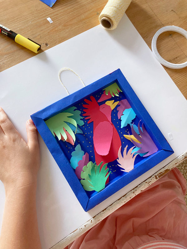 Atelier cadre 3D en papier découpé – Image 4
