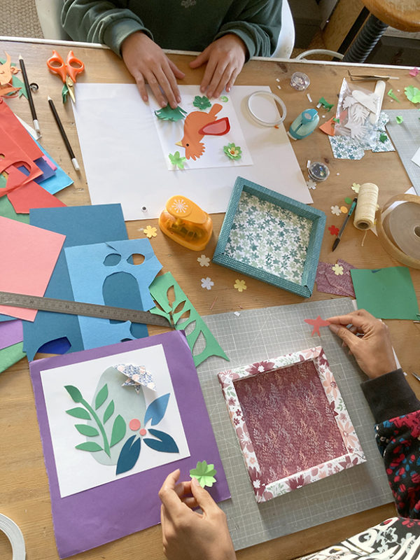 Atelier cadre 3D en papier découpé – Image 5