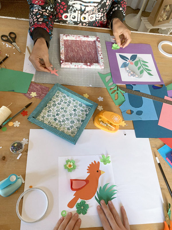 Atelier cadre 3D en papier découpé – Image 6