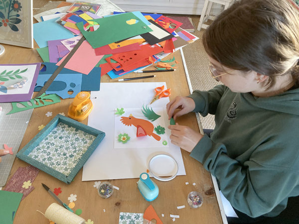 Atelier cadre 3D en papier découpé – Image 7