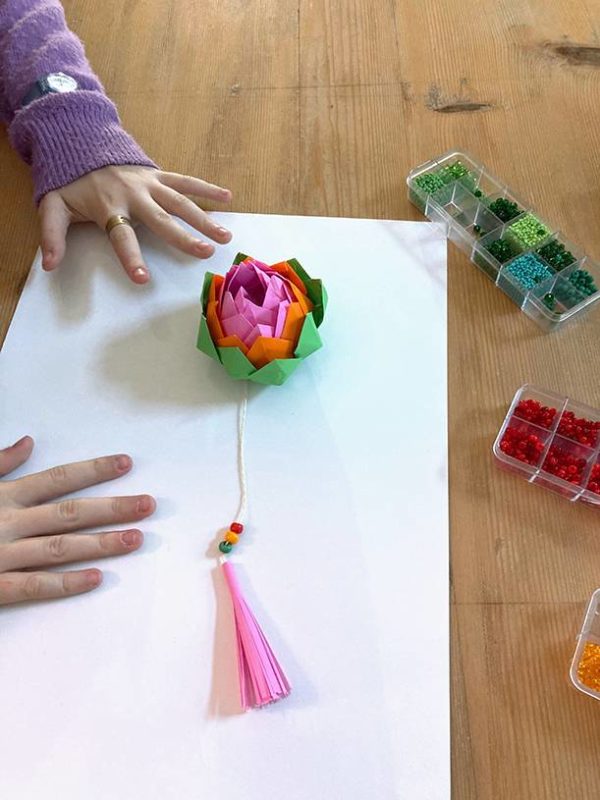 Atelier mobile fleurs de lotus origami – Image 5