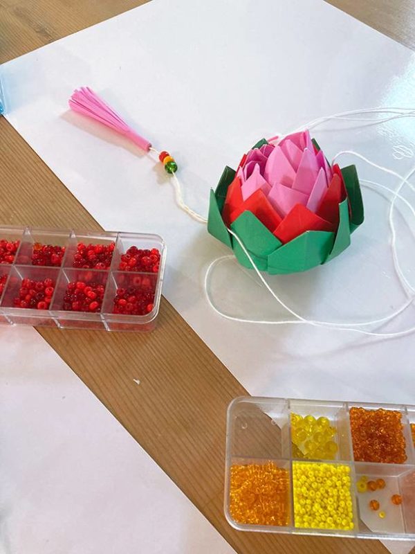 Atelier mobile fleurs de lotus origami – Image 4