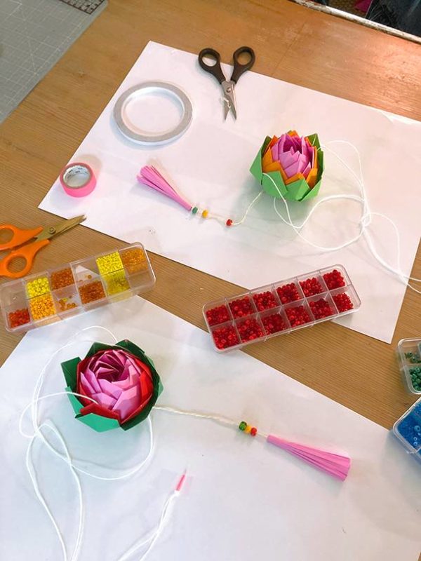 Atelier mobile fleurs de lotus origami – Image 3