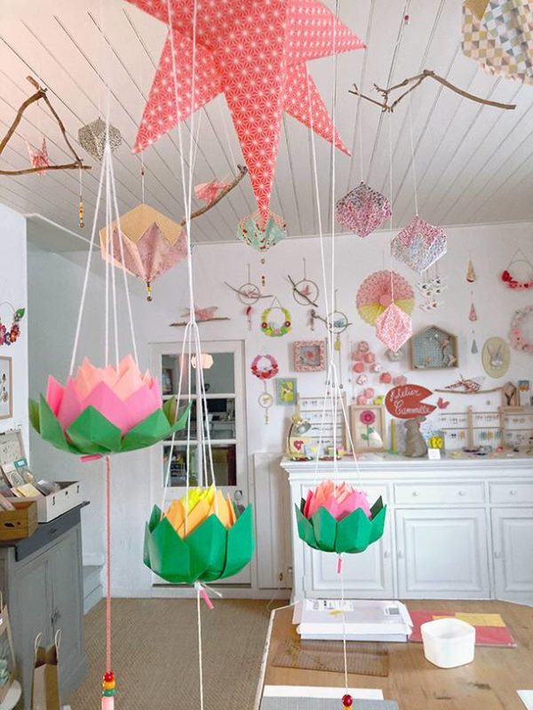 Atelier mobile fleurs de lotus origami – Image 7
