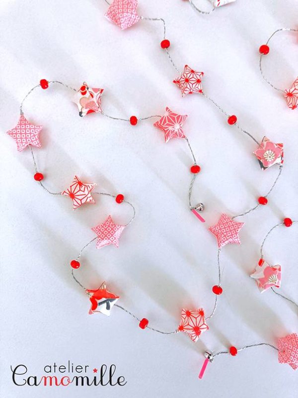 Guirlande mini étoiles origami n°3 – Image 2