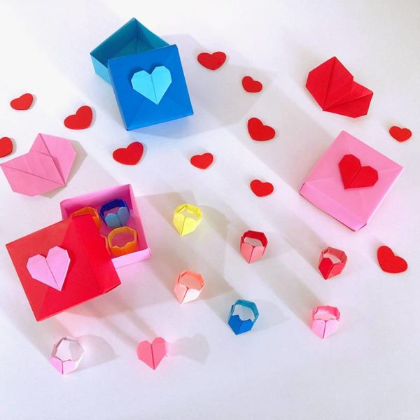 Atelier bague coeur origami – Image 4
