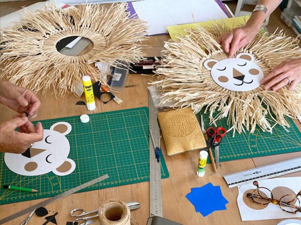 Atelier décoration murale raphia lion 1 – Image 5