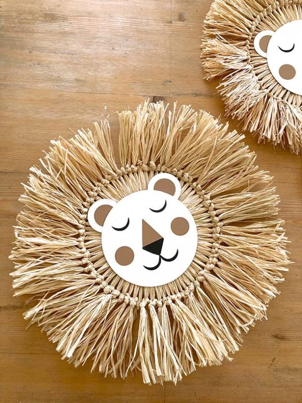 Atelier décoration murale raphia lion 1 – Image 7