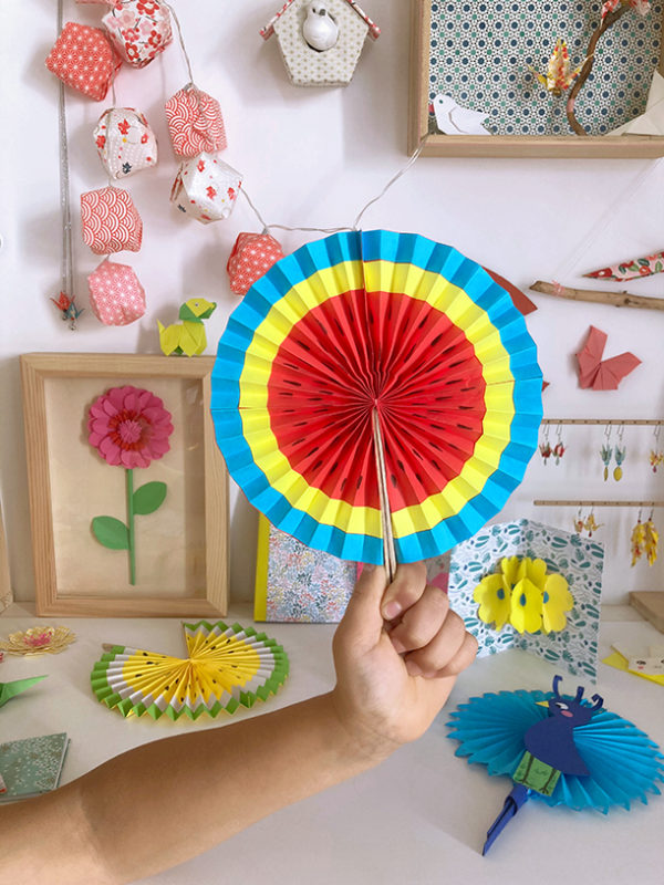 Atelier éventail fruité origami & collage – Image 4