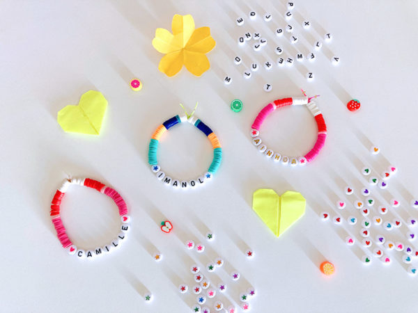 Bracelet personnalisé en perles Heishi