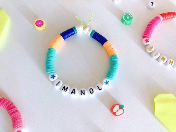 Bracelet personnalisé en perles Heishi – Image 3
