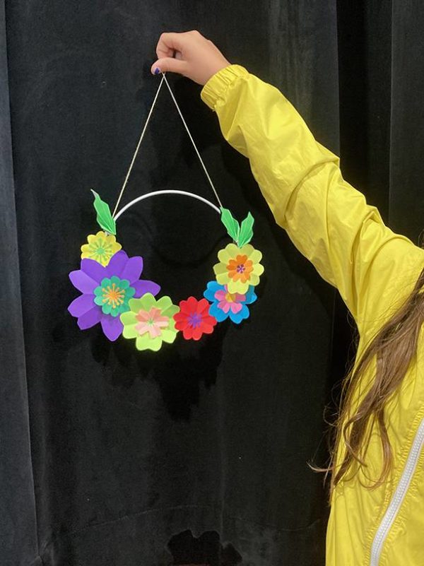 Atelier couronne florale en origami – Image 6