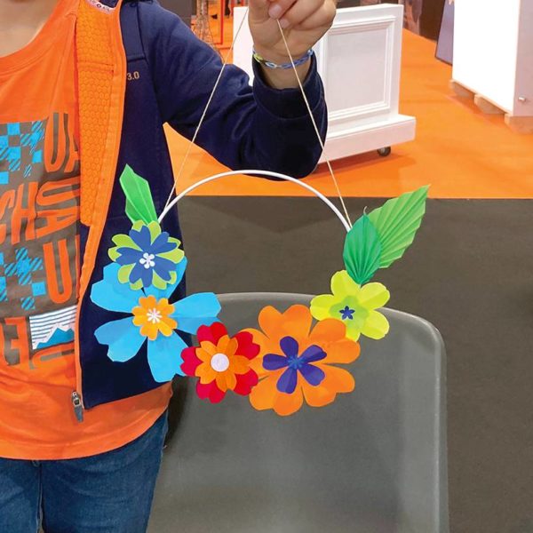 Atelier couronne florale en origami – Image 32