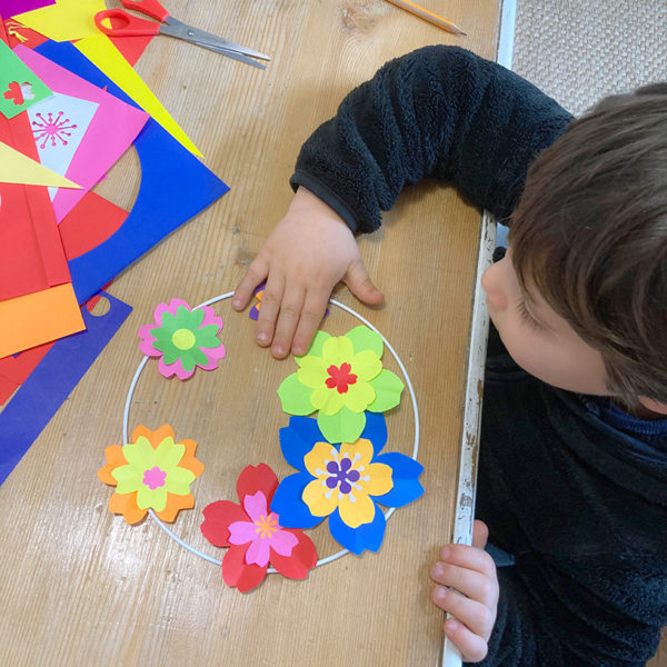 Atelier couronne florale en origami – Image 27