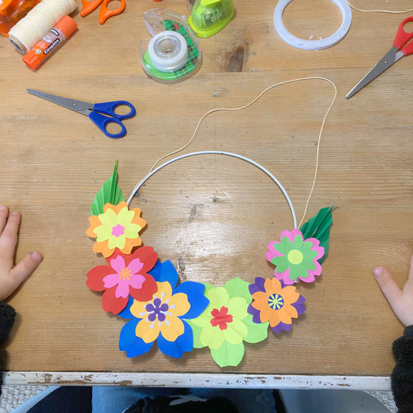 Atelier couronne florale en origami – Image 37