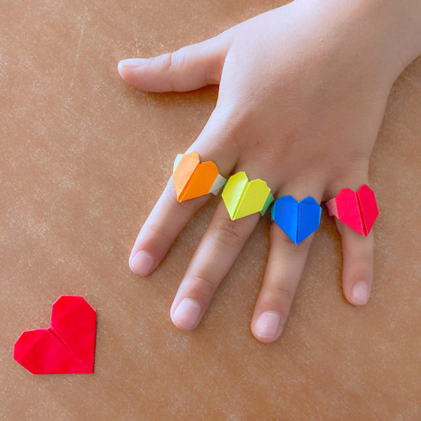 Atelier bague coeur origami – Image 10