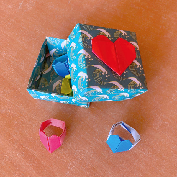 Atelier bague coeur origami – Image 9