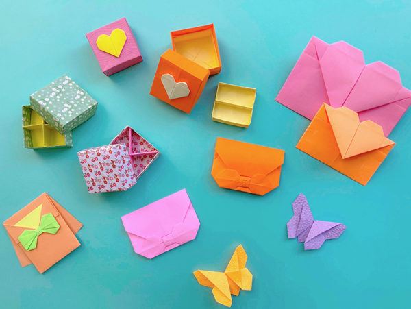 Atelier boites et enveloppes kawaii
