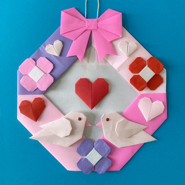 Couronne veilleuse en origami