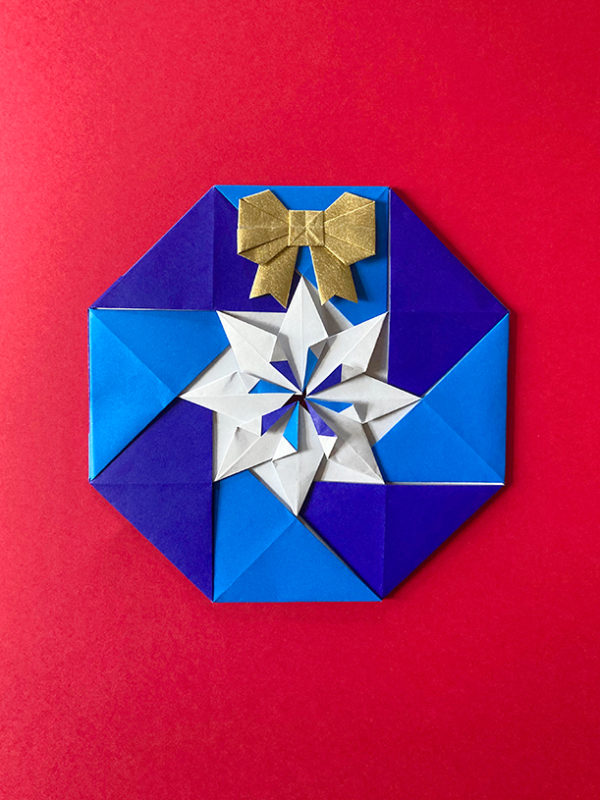Atelier couronne de Noël origami – Image 8
