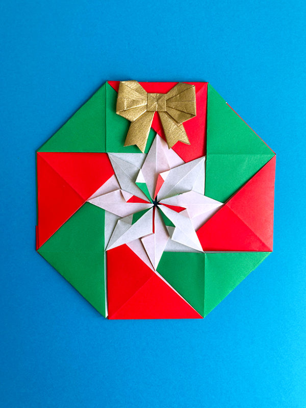 Atelier couronne de Noël origami – Image 5